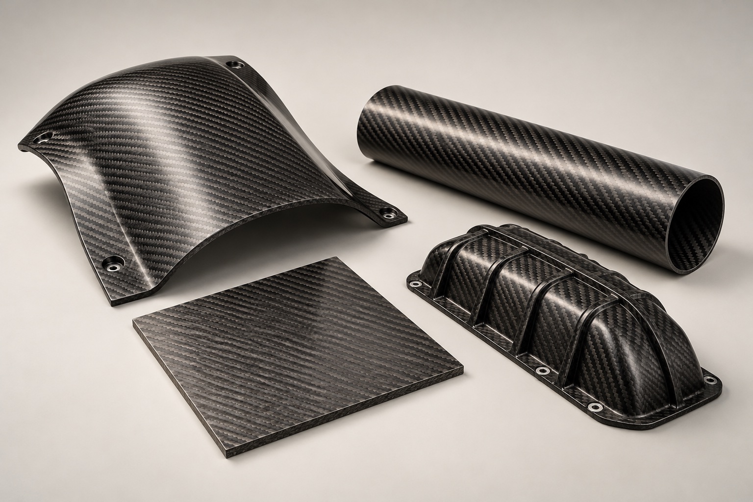 Carbon fiber development scene, concept